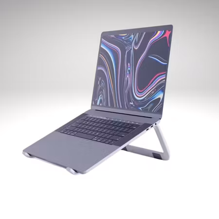 Ergonomiskt laptopställ (svart)