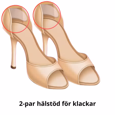 Dämpning och halkskydd för trampdynan – perfekt för klackskor