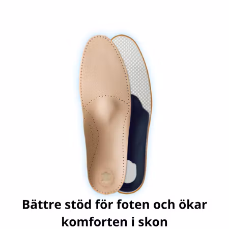 Ortopediska skoinlägg med fårskinn och stöd – Shoeboy’s Exclusive