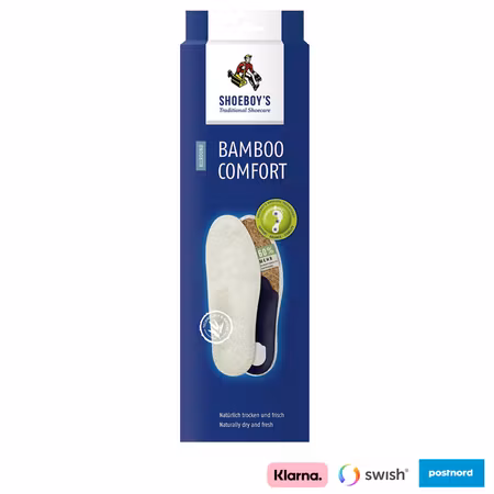 Uppbyggda sulor med bambu och ventilation – Shoeboy’s Bamboo Comfort
