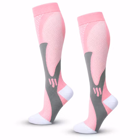 Stödstrumpor sport (Rosa)