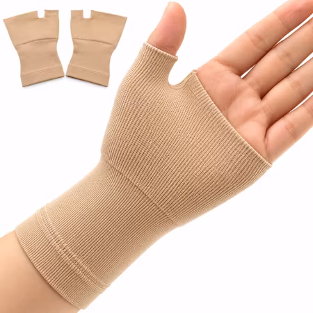Fingerlösa handledsstödshandskar