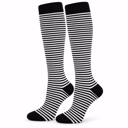 Stödstrumpor (Zebra mönster)