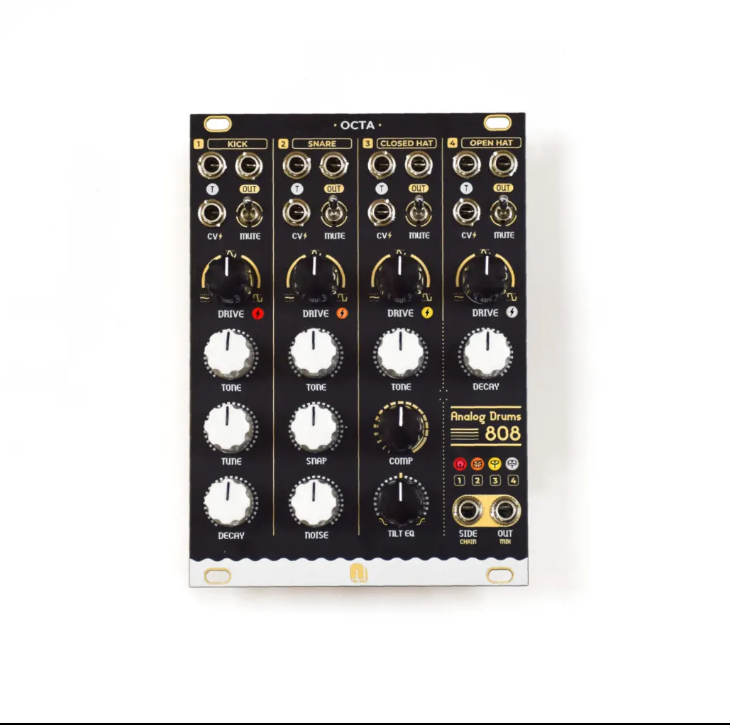 OCTA - Analog Drum Machine - Nano Modules - Voltage Sound - Eurorack ...