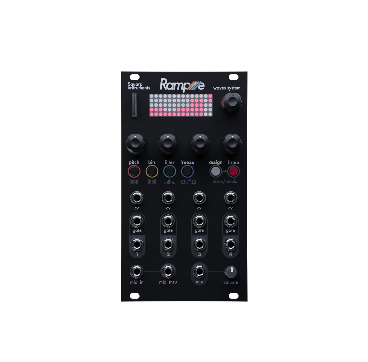 Squarp Instruments Rample モジュラーシンセ　サンプラー Squarp Instruments Rample - Voltage Sound - Eurorack and modular