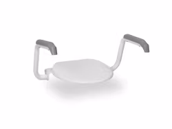 Toilettenarmstütze "STAND UP" Aufstehhilfe Toilette(1-1226) Metall weiss belastbar bis 150 kg