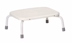 Bathtub entry aid "STEP" (1-1120) metal white load capacity up to 130kg