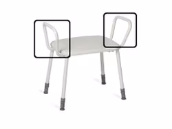 Accoudoirs pour différents modèles de tabourets de douche (1-1112)