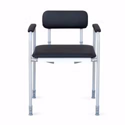 Toilettenstuhl XXL COMFORT mit Eimer bis 300 kg (1-1296)