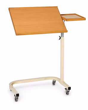 Beistelltisch NORDIC Buche mit Seitenablage höhenverstellbar (1-2501)