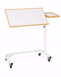 NORDIC LARGE White Side Table with Side Tray (1-2503-V)