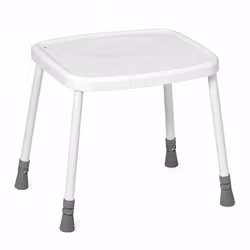 Duschhocker LINA höhenverstellbar mit Standardsitz, bis 150 kg (1-1110-L)