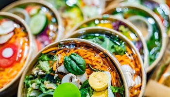 Lilla fikets matiga sallad inkl bröd