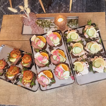 3 utvalda smörrebröd= Fredagens smörrebröd för 149kr