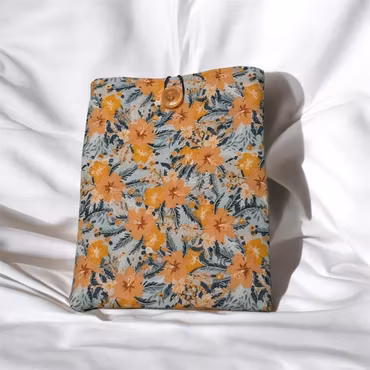 Book Sleeve Orange Blue