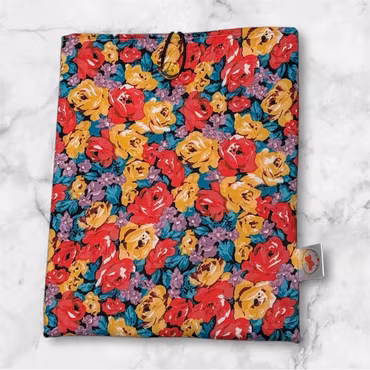 Book Sleeve Multicolor Flower