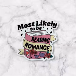 Vinylsticker - Reading Romance