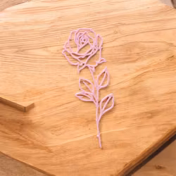Bokmärke - Ros rosa