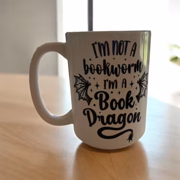 Stor Mugg - Book Dragon