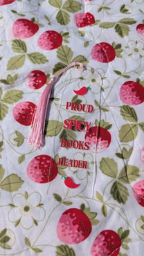 Bokmärke Transparent Proud Spicy Books Reader