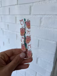 Bokmärke Transparent Rosetter
