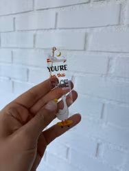 Bokmärke Transparent Goose