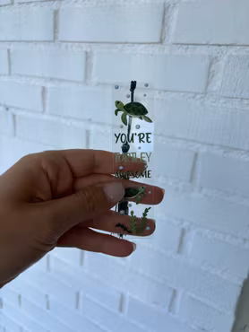 Transparent Bokmärke Turtle