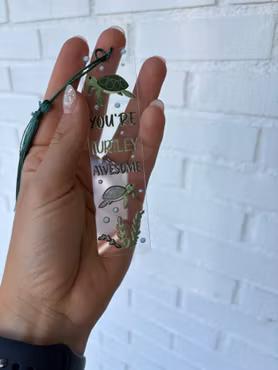 Transparent Bokmärke Turtle