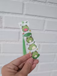 Bokmärke Transparent Frogs