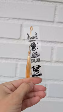 Bokmärke Transparent Fantasy Book Club