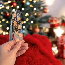 Bokmärke Transparent - Pepparkakor