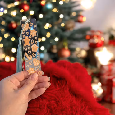 Bokmärke Transparent - Pepparkakor