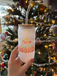 Frostat glas - Christmas