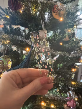 Bokmärke Transparent - Små Julgranar