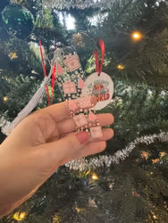 Transparent Bokmärke - Julgranar och Paket