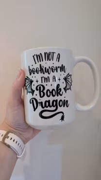 Stor Mugg - Book Dragon OUTLET