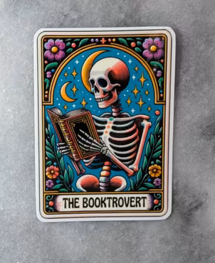 Vinylsticker - The Booktrovert
