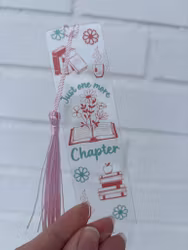 Bokmärke Transparent - Just one more chapter