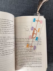 Bokmärke Transparent - Book Nerd
