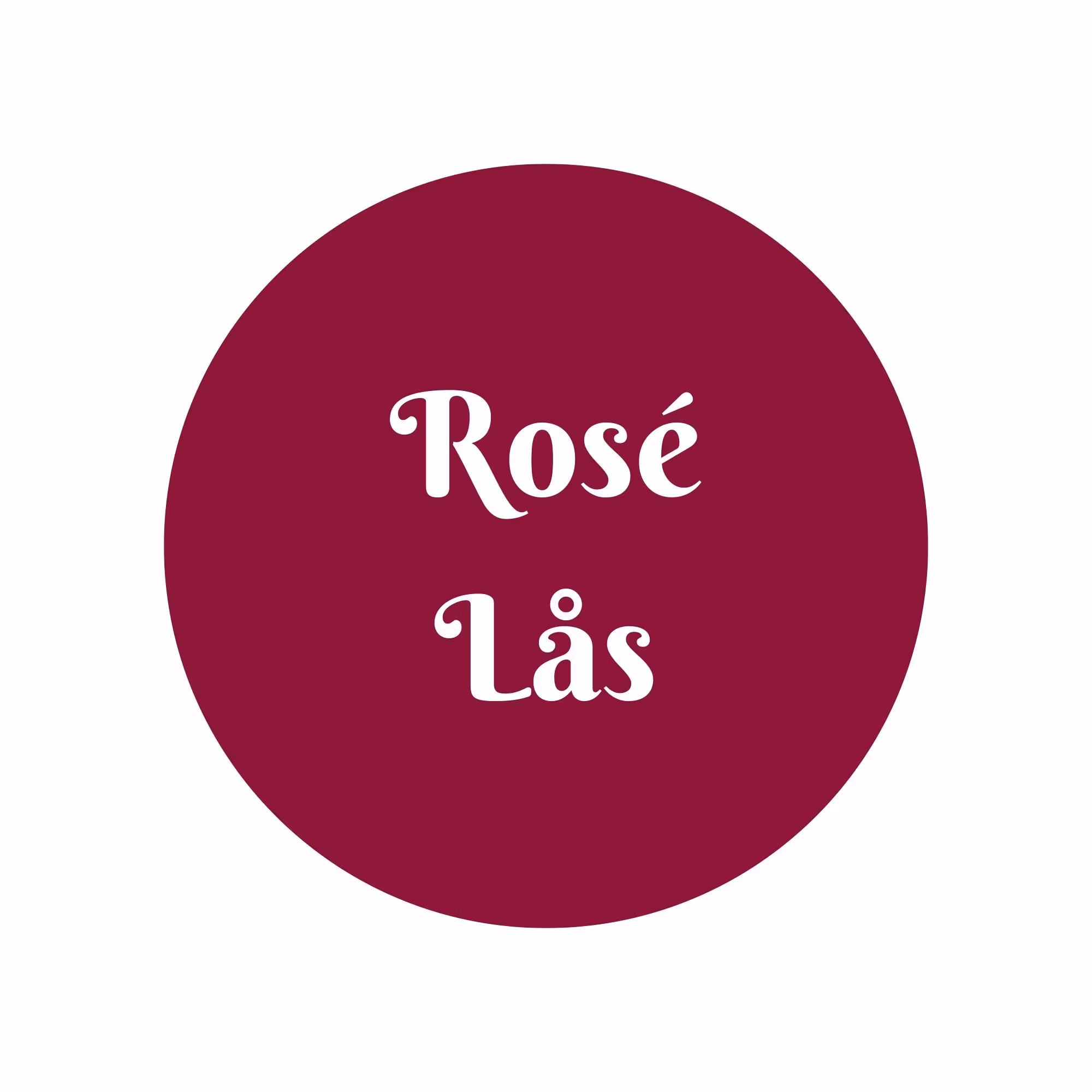 Rosé Lås - Sofias PysselParadis
