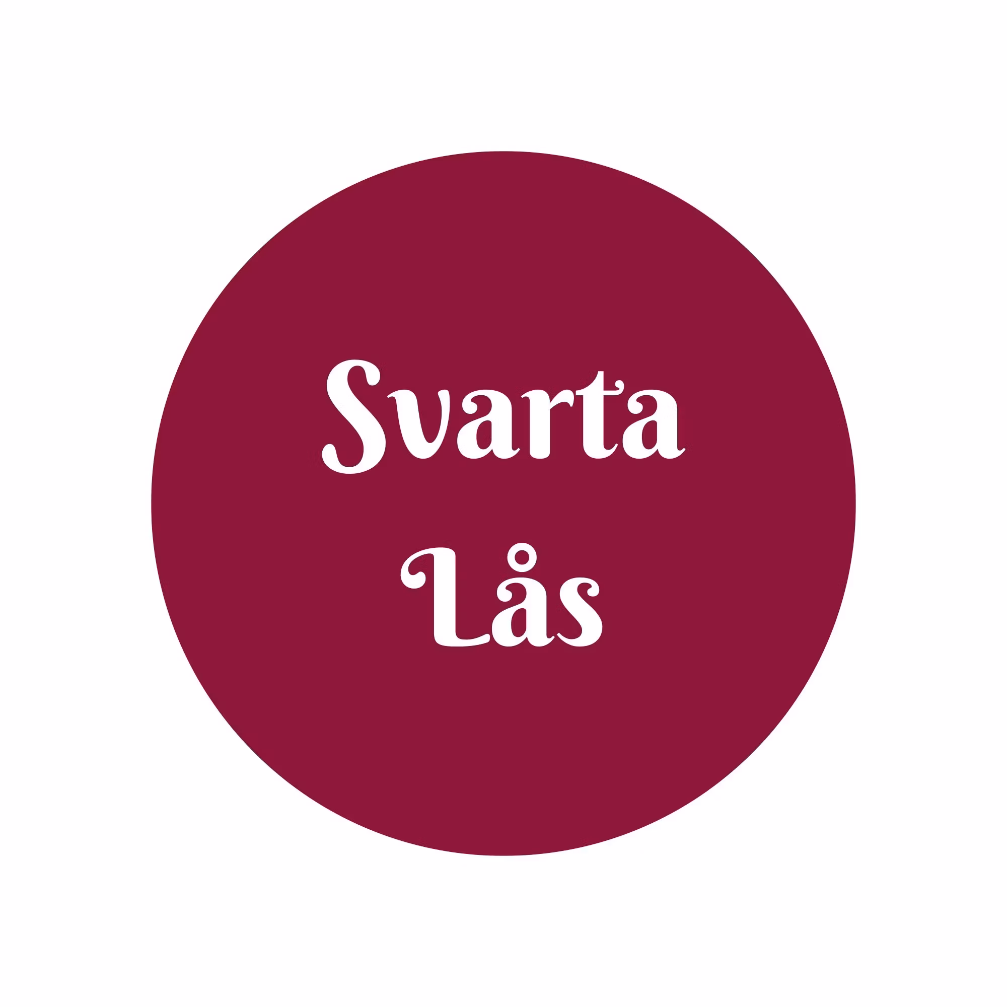 Svarta Lås - Sofias PysselParadis
