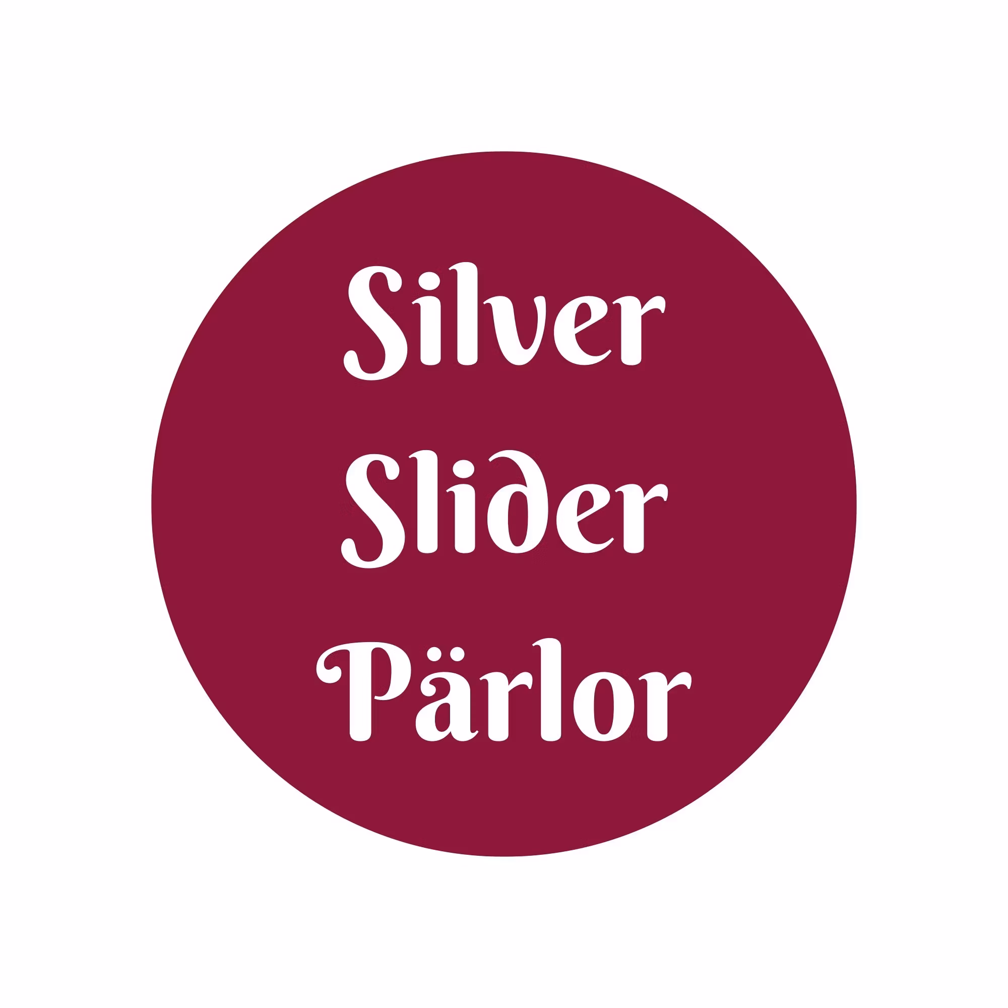 Silver Slider Pärlor - Sofias PysselParadis