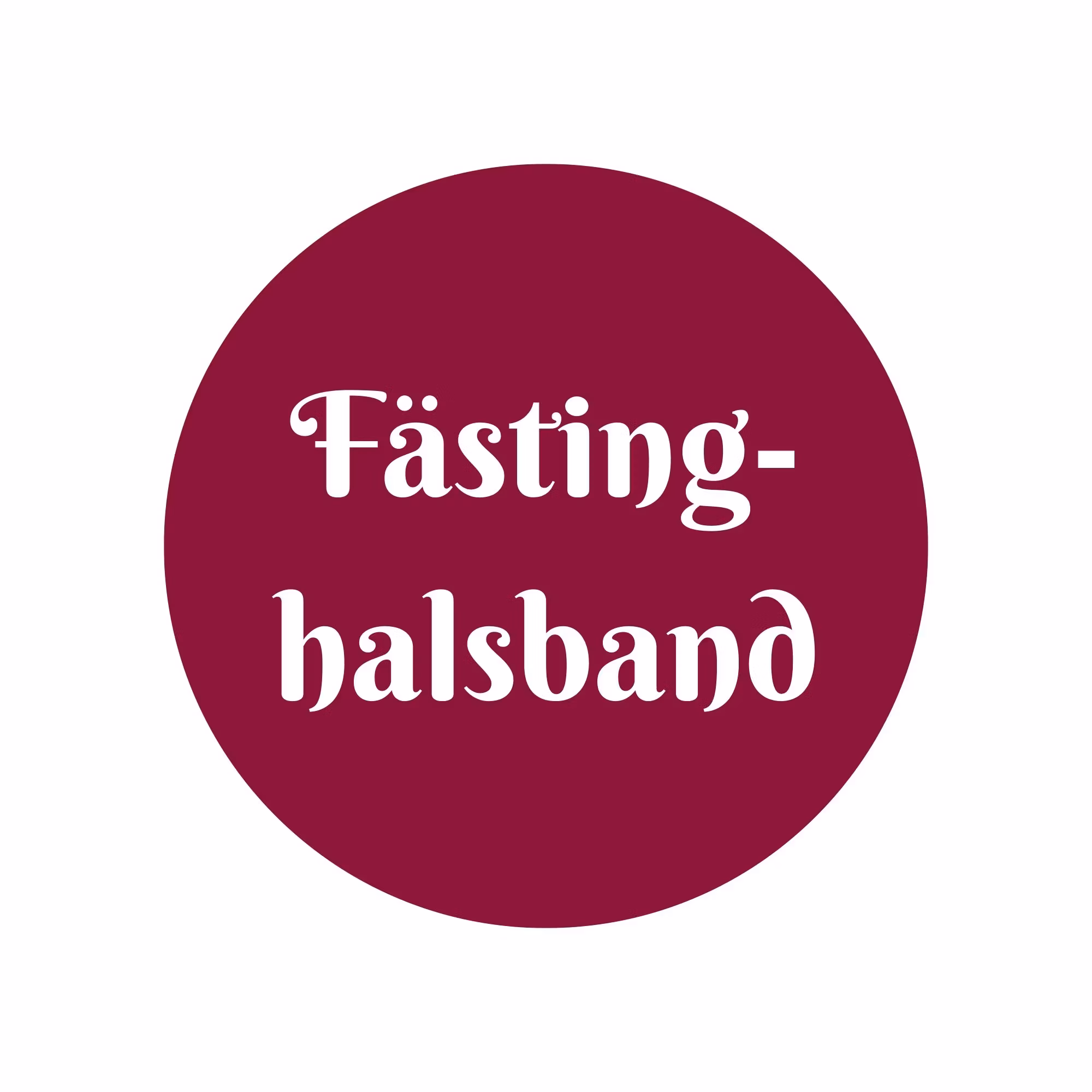 Fästinghalsband - Sofias PysselParadis