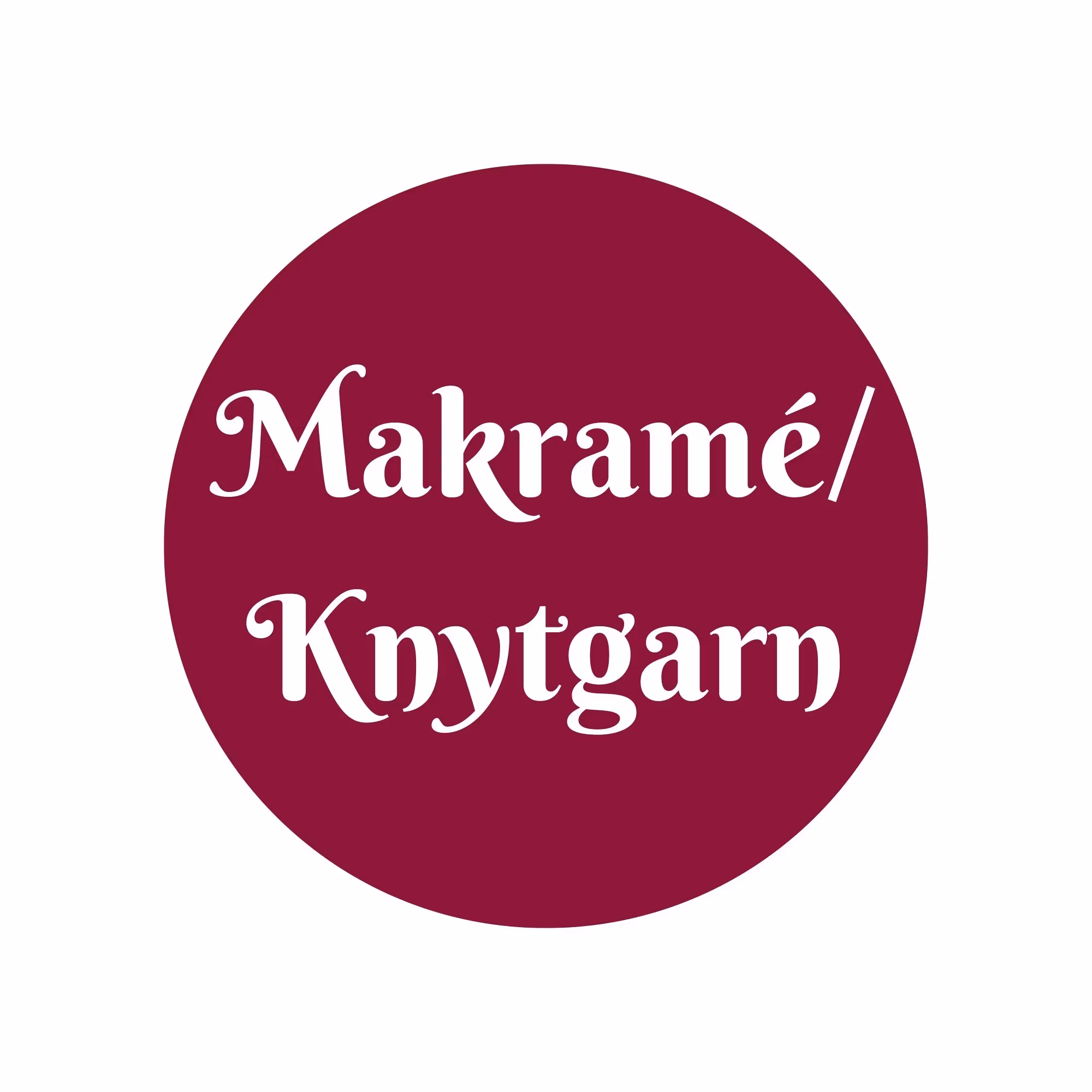 Makramé/Knytgarn - Sofias PysselParadis