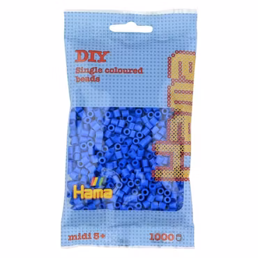 Hama Midi Blå no.09 - 1000 st