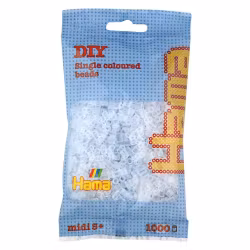 Hama Midi Transparent Klar no.19 - 1000 st