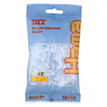 Hama Midi Transparent Klar no.19 - 1000 st
