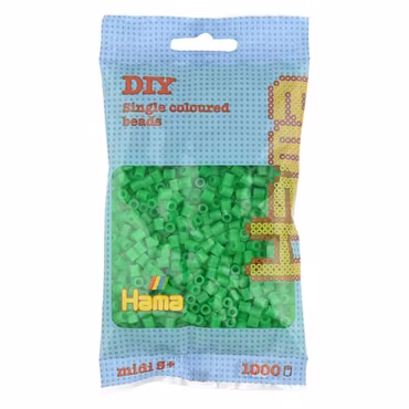 Hama Midi Neongrön no.37 - 1000 st