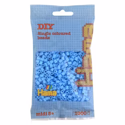 Hama Midi Pastellblå no.46 - 1000 st