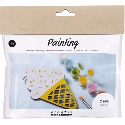 Mini DIY Kit Måla, mixade färger, Glass